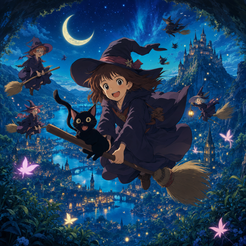 Studio Ghibli's Exclusive New Short Film 'A Night in the Valley of Witches' Premieres at Ghibli Park